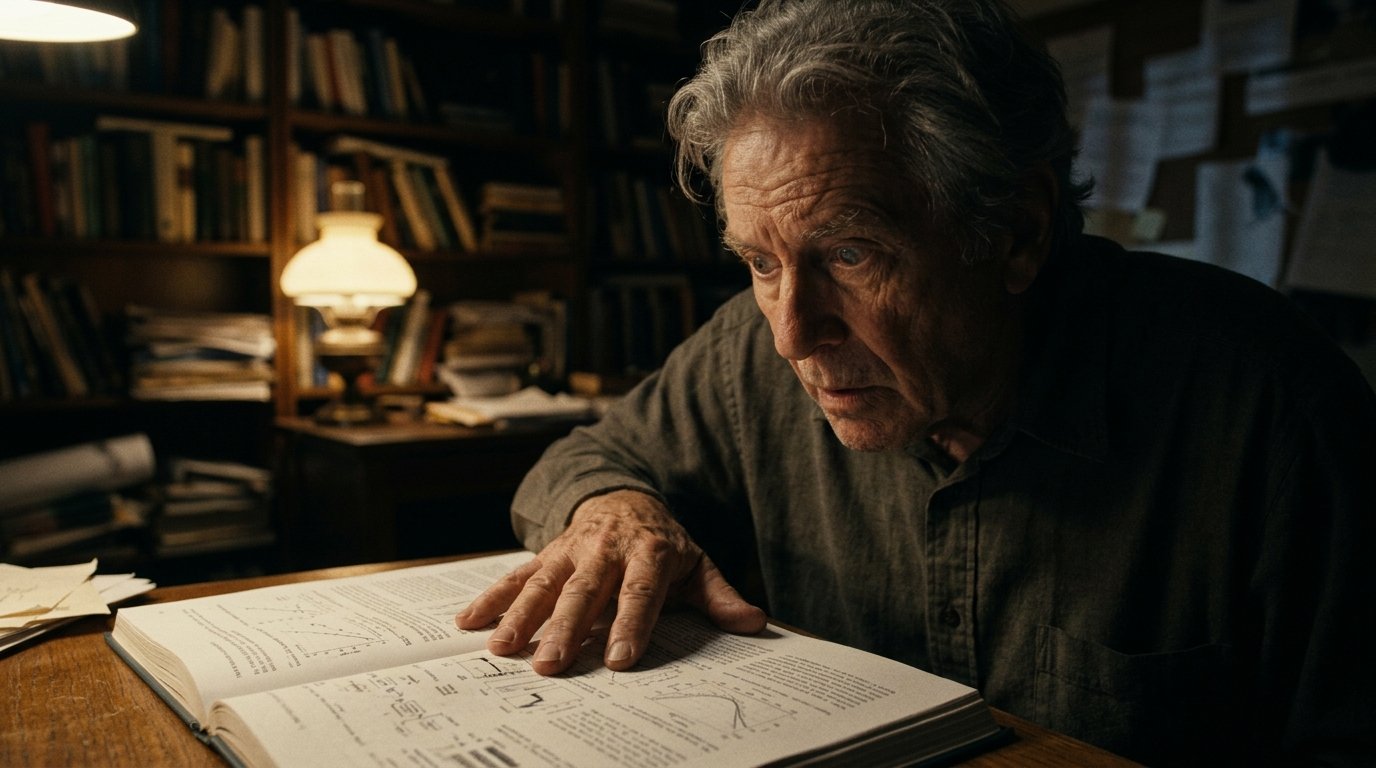 Elderly man reacting to memory loss research findings